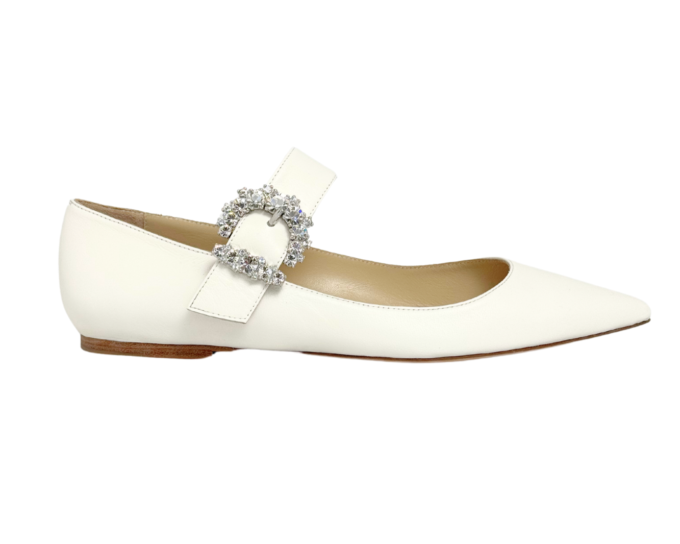 Jimmy Choo Cheri Flat in Milk – Zak and Moss