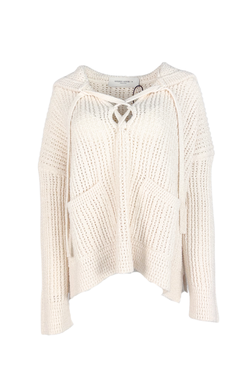 Golden Goose Crochet Sweater Hoodie