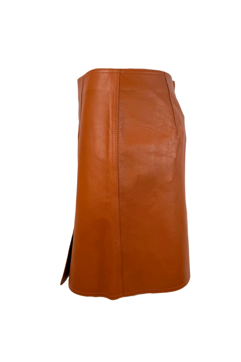 3.1 Phillip Lim Calf Leather Mini Skirt