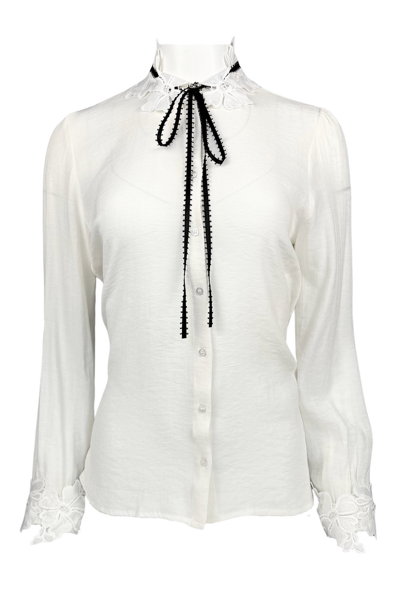 Maje White Blouse