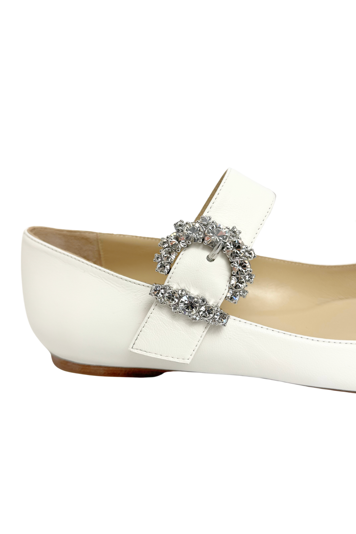 セール★Jimmy Choo★LICHI FLAT Jimmy Choo Cheri Flat in Milk – Zak and Moss