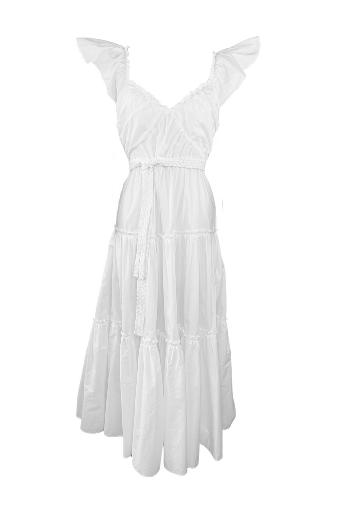 Derek Lam 10 Crosby White Cotton Dress