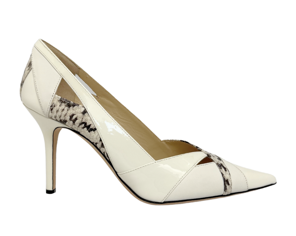 靴 JIMMY CHOO ESME 85 24cm Jimmy Choo Beige Leather ESME 85 Pumps Size 39 Jimmy Choo | TLC