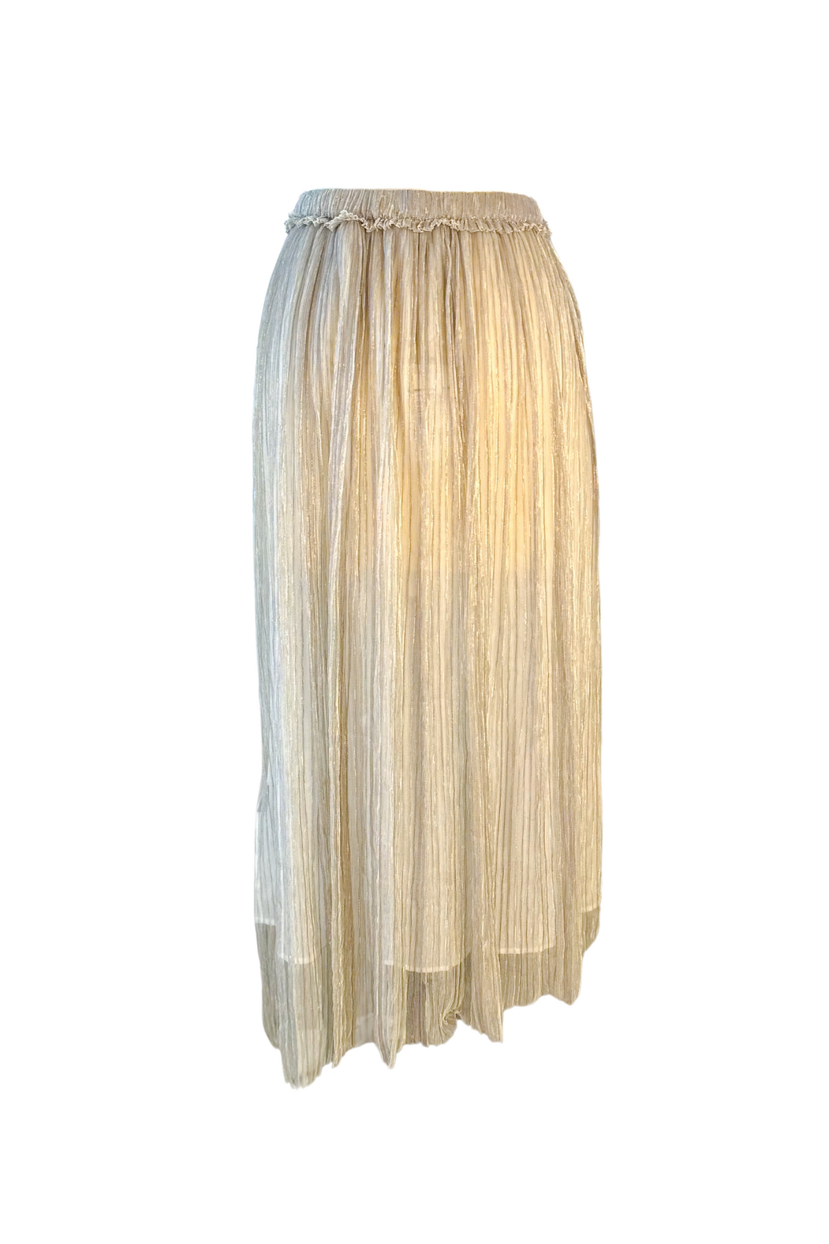 Isabel Marant Étoile Striped Metallic Midi Skirt